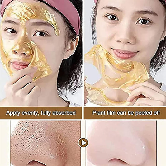 Retinol gold mask deep moisturizing brightening anti-aging lifting oil tear-off